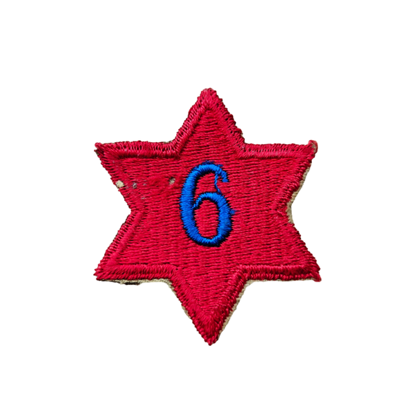 WWII US 6th Infantry Division Patch