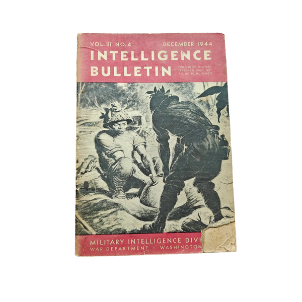 WWII US Intelligence Bulletin Pacific