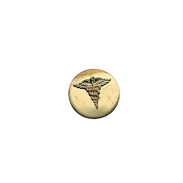 WWII US Collar Disc Medic Screwback