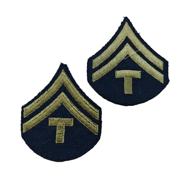 WWII US Technician 5th Grade Rank Stripes 1