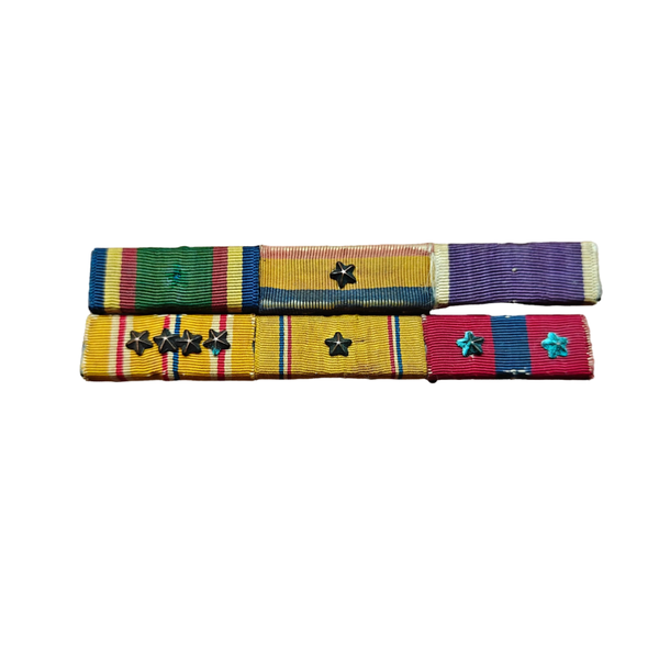 WWII US Navy Ribbon Bar Set Large