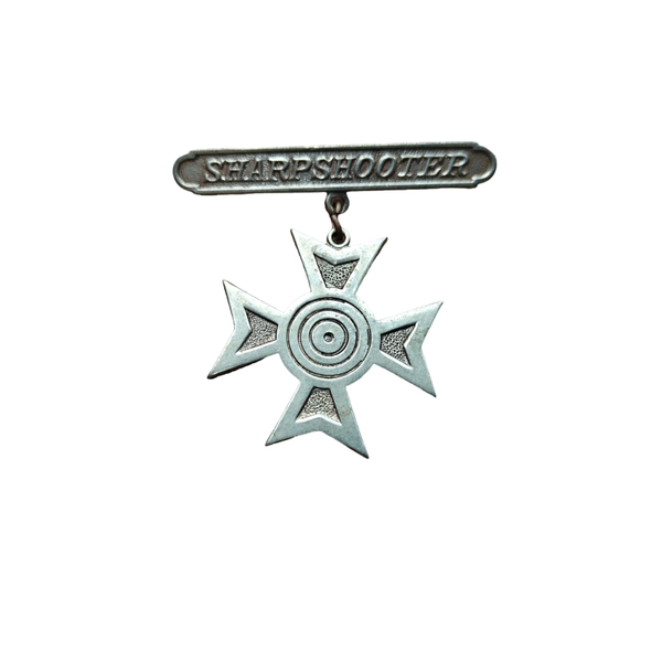 WWII USMC Marksman Badge Scharpshooter