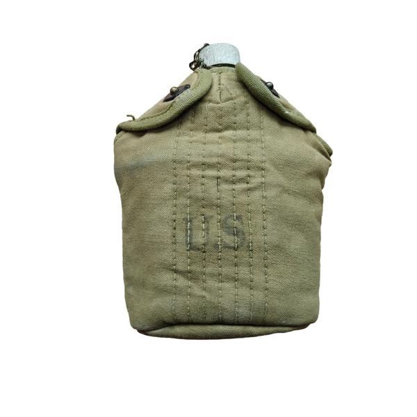 WWII US Cavalry / Paratrooper Canteen With Initials