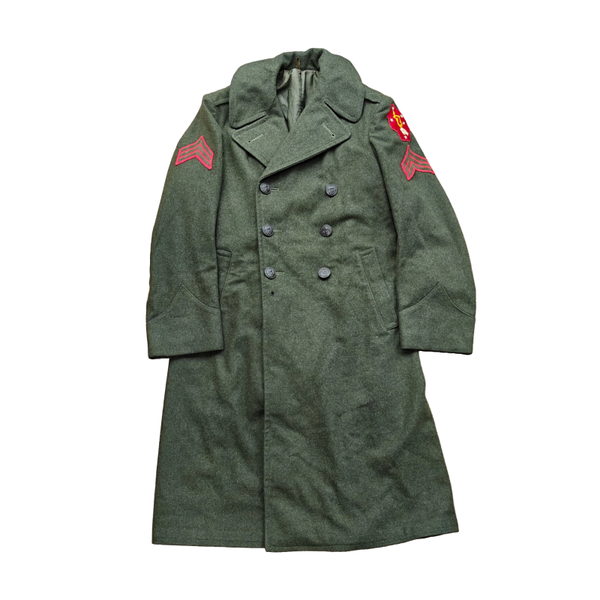 WWII USMC Wool Overcoat 2nd Marine Division