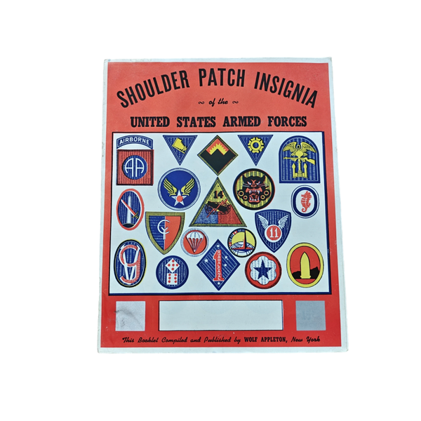 WWII US Booklet Shoulder Patch Insignia