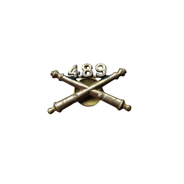 WWII US Collar Pin 489th Artillery Regiment