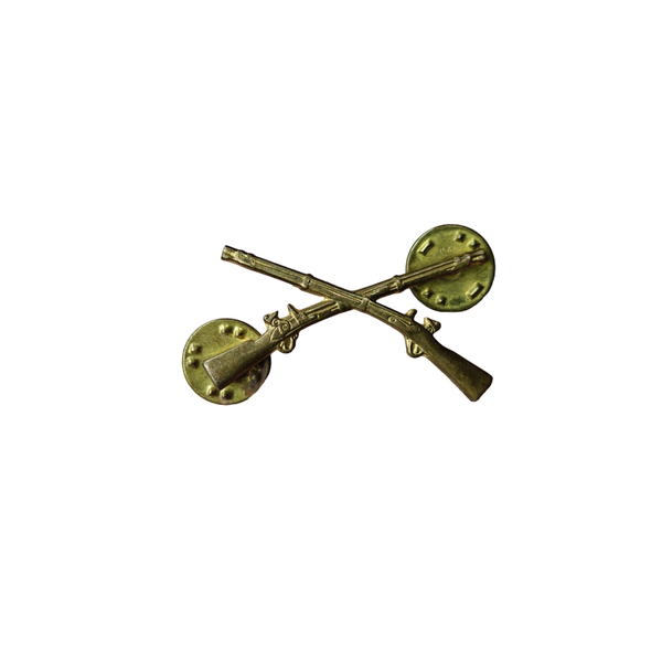 WWII US Collar Pin Infantry