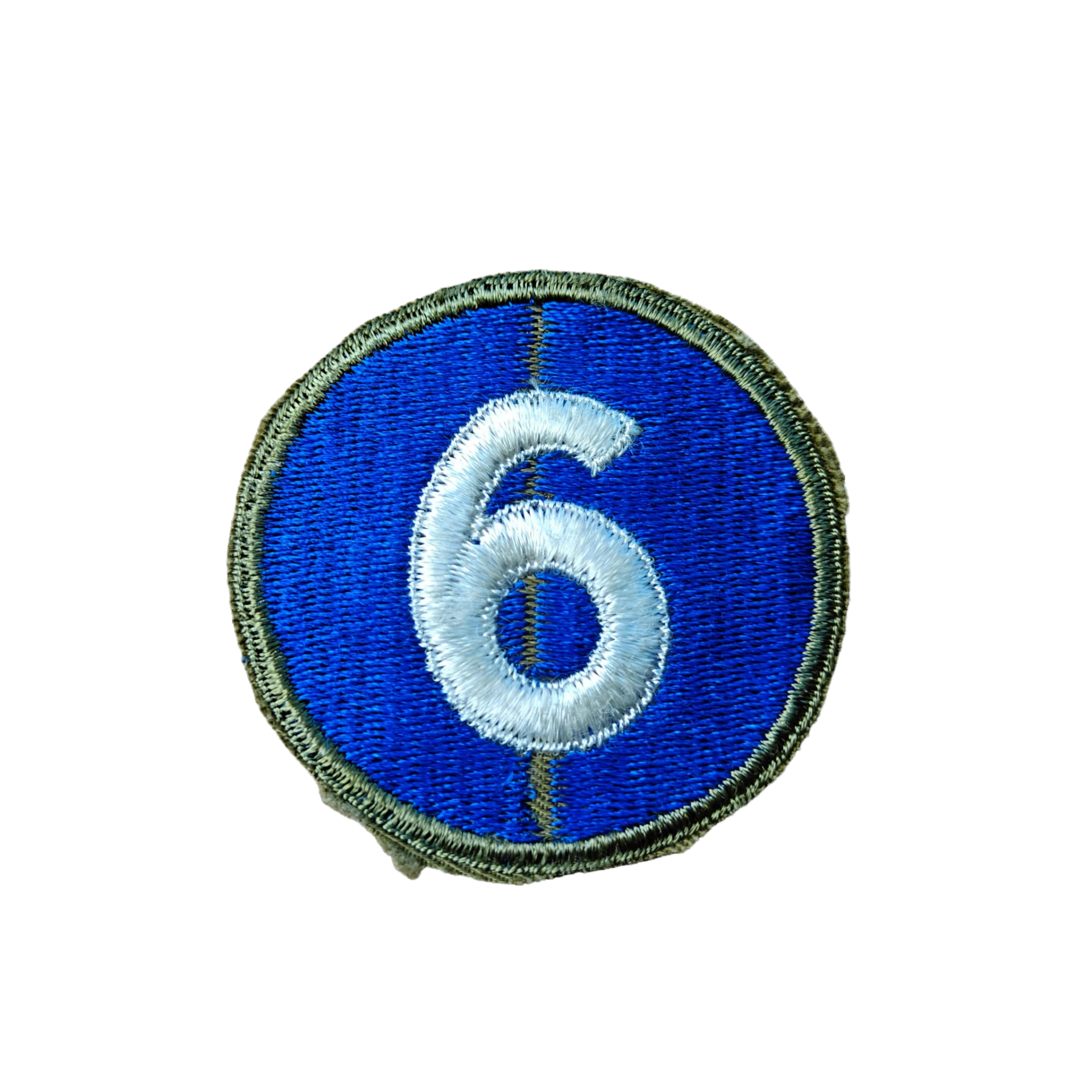 WWII US 6th Army Corps Patch Greenback