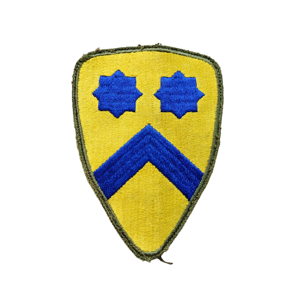 WWII US 2nd Cavalry Division Patch Greenback
