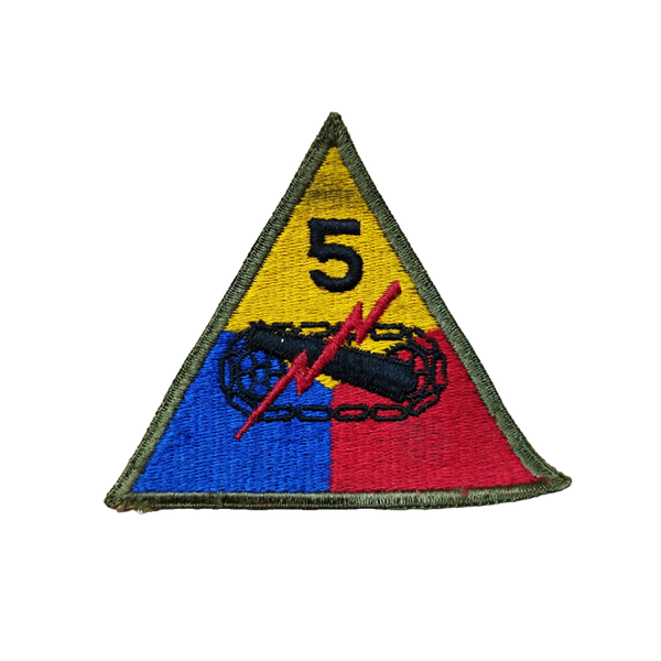 WWII US 5th Armored Division Patch