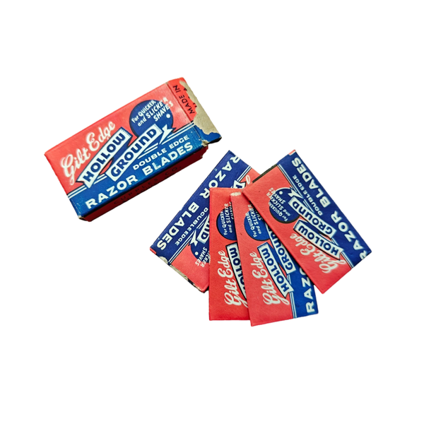 WWII US Razor Blades Hollow Ground