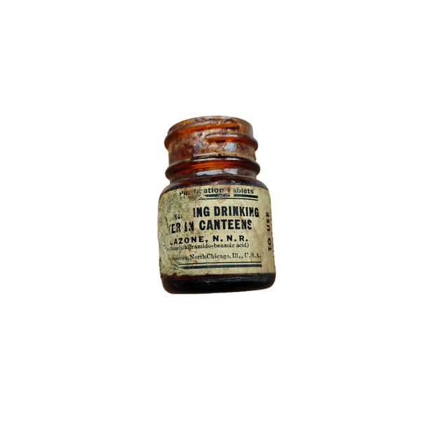 WWII US Water Purifying Bottle
