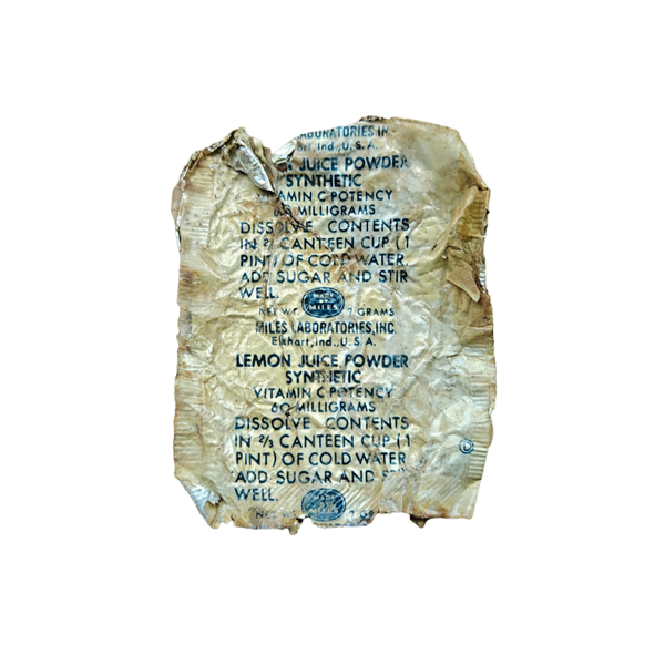 WWII US Lemonade Powder Package