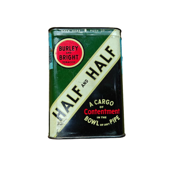 WWII US Tobacco Tin Burley & Bright
