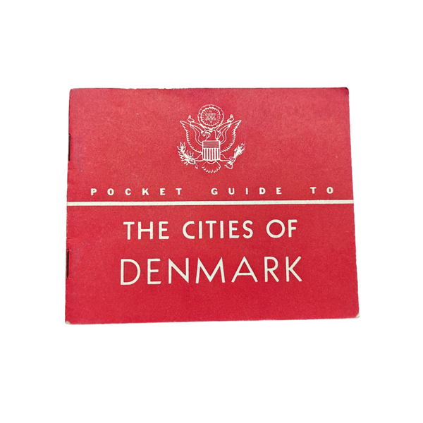 WWII US Pocket Guide Cities Of Denmark