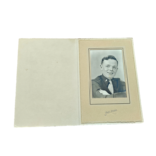 WWII US Portrait Photograph Lieutenant