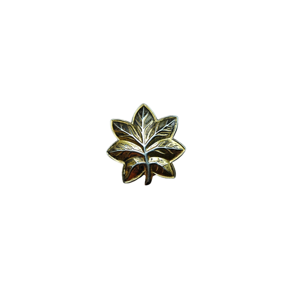 WWII US Major Oak Leaf Pin With Initials
