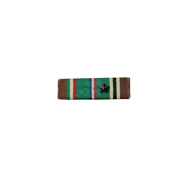 WWII US Ribbon Bar European/African Campaign Medal 1 Star