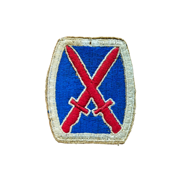 WWII US 10th Mountain Division Patch