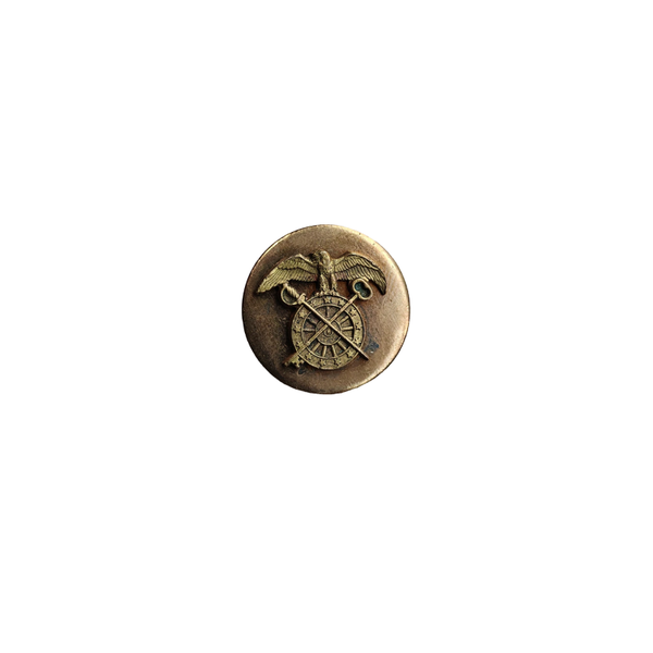 WWII US Collar Disc Quartermaster Screwback