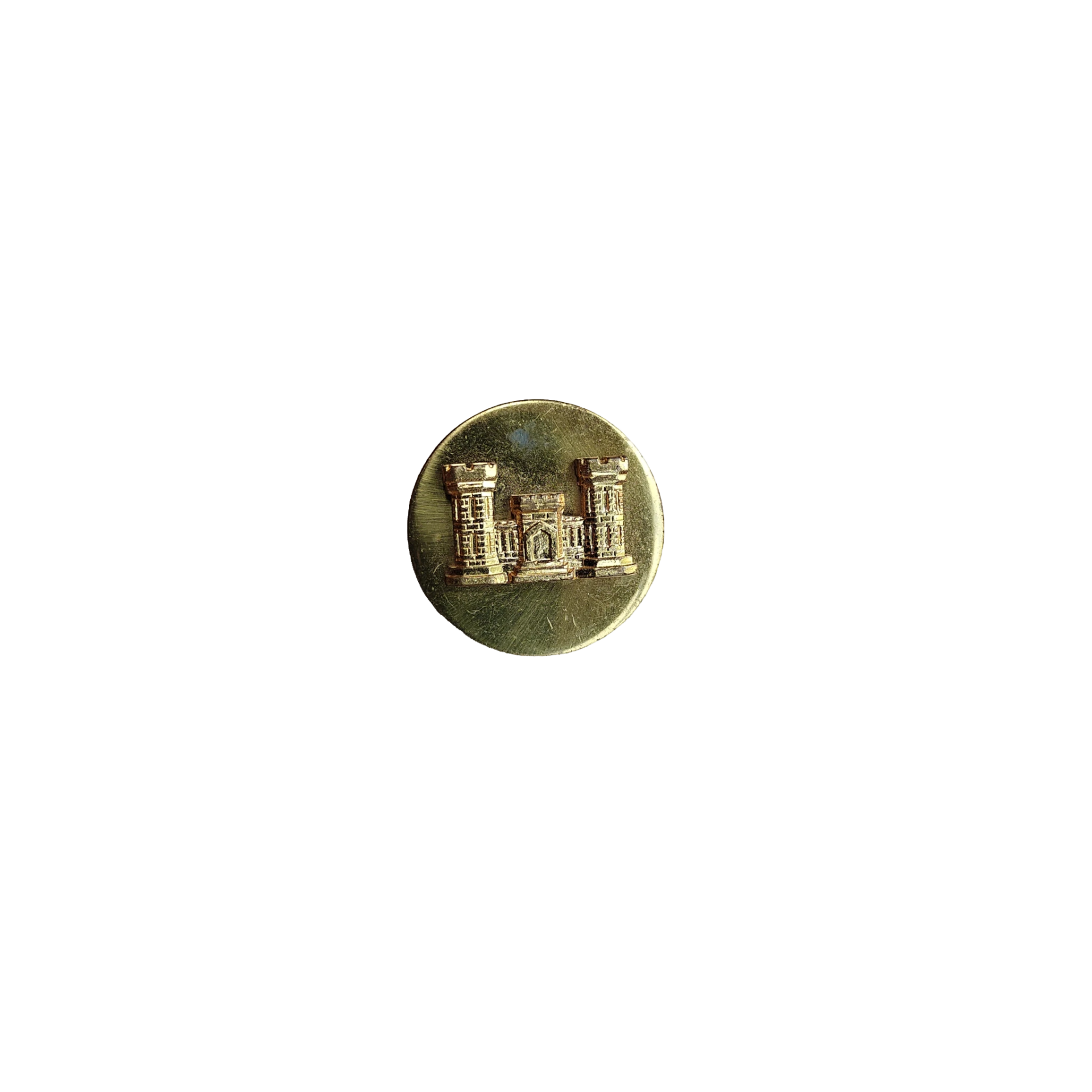 WWII US Collar Disc Engineer Screwback
