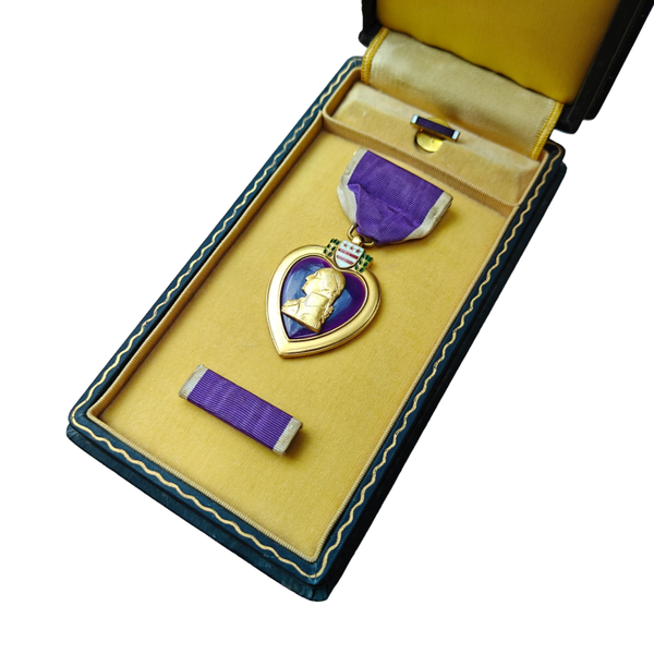 WWII US Purple Heart Medal With Box