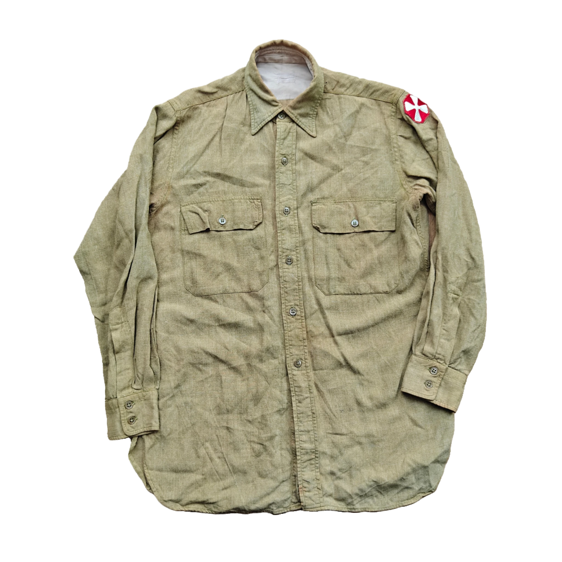 WWII US Wool Shirt 8th Army