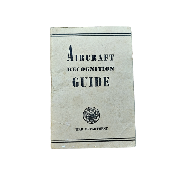 WWII US Booklet Aircraft Recognition Guide