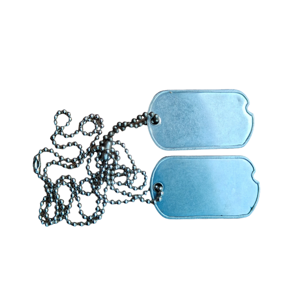 WWII US Dog Tag Set Unissued