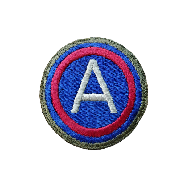 WWII US 3rd Army Patch Greenback