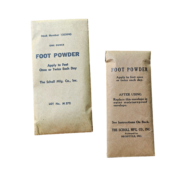 WWII US Foot Powder Packet