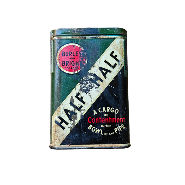 WWII US Tobacco Tin Burley & Bright