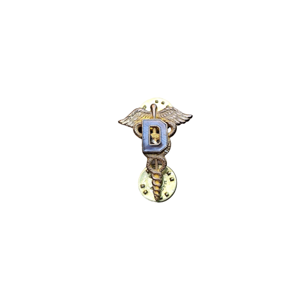 WWII US Collar Pin Dental Medic