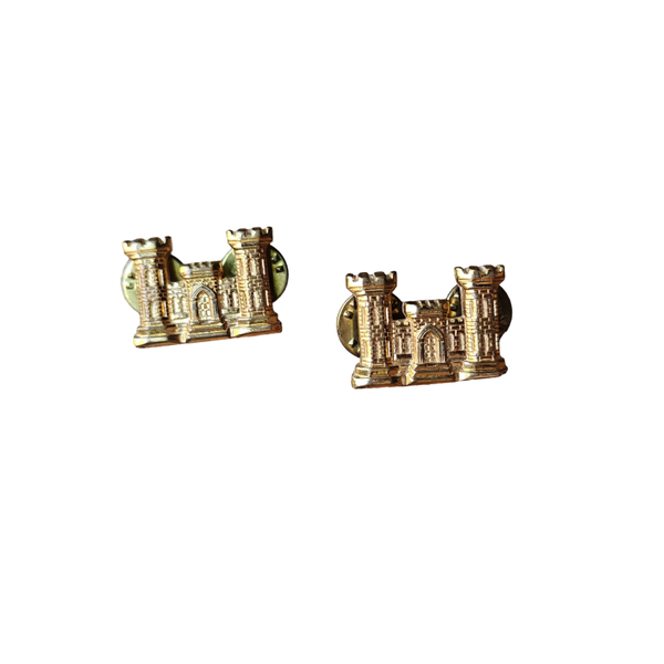 WWII US Collar Pin Set Engineer