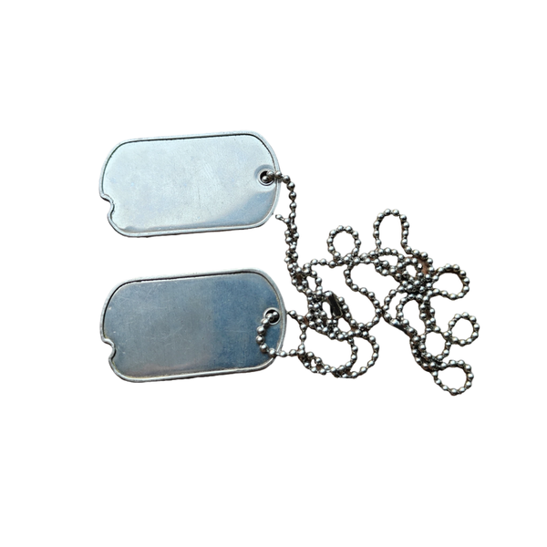 WWII US Dog Tag Set Unissued