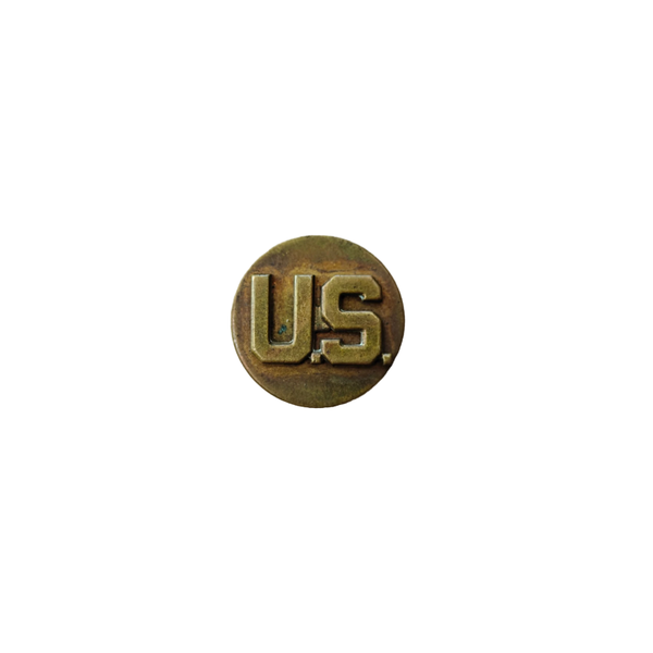 WWII US Collar Disc U.S. Screwback