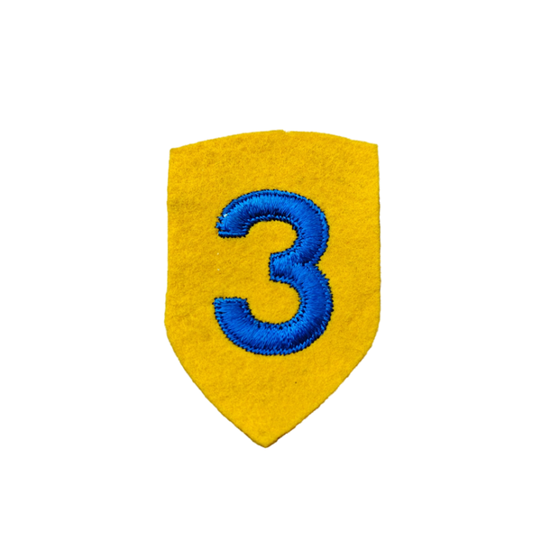WWII US 3rd Cavalry Division Patch Felt