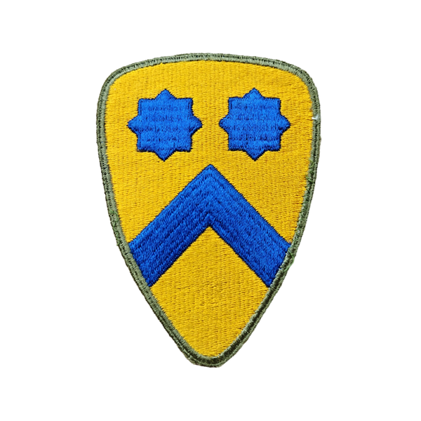 WWII US 2nd Cavalry Division Patch Greenback