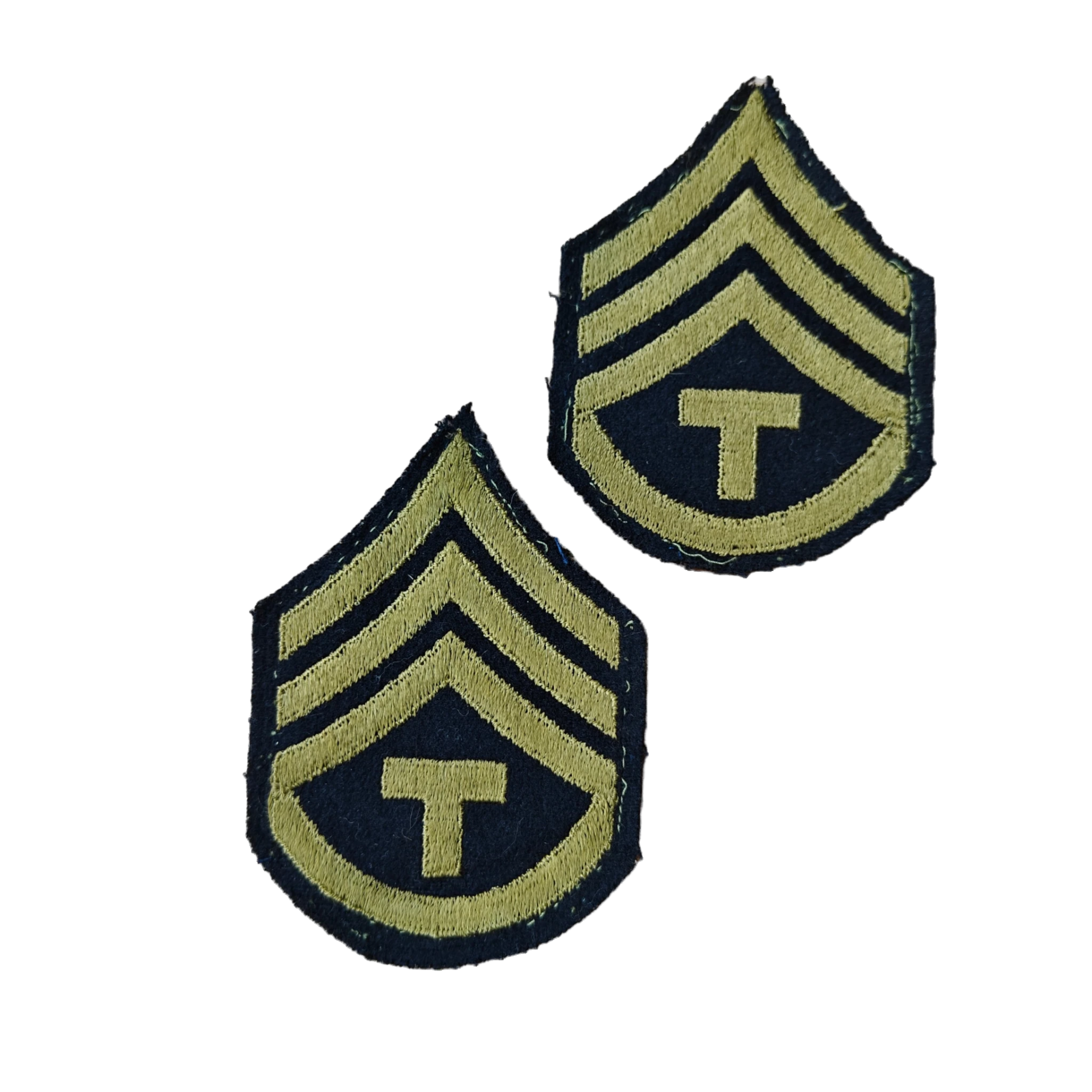 WWII US Technician 3rd Grade Rank Stripes