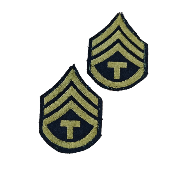WWII US Technician 3rd Grade Rank Stripes