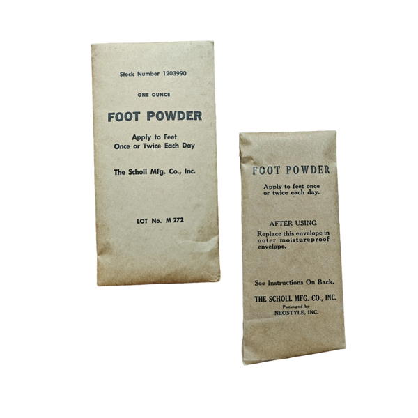 WWII US Foot Powder Packet