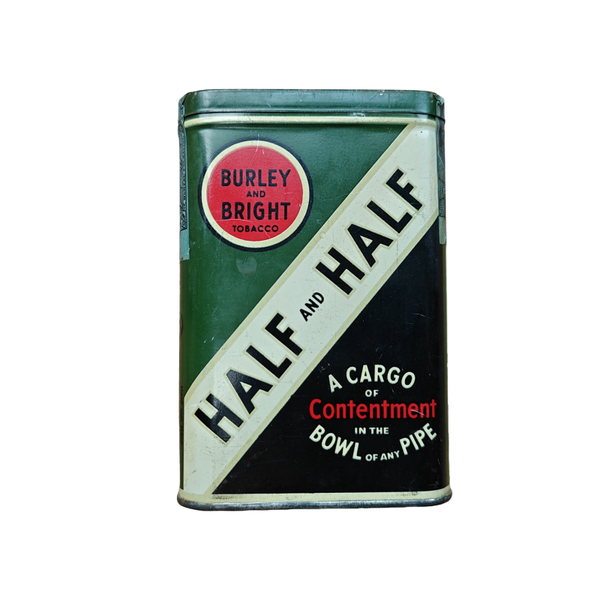 WWII US Tobacco Tin Burley & Bright