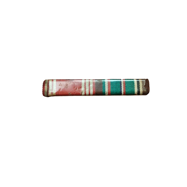 WWII US Ribbon Bar Good Conduct, Euro Campaign Medal