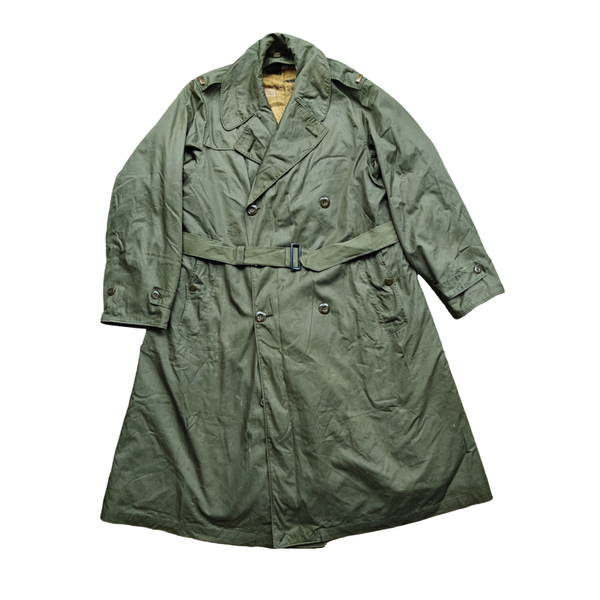 WWII US Officers OD Overcoat 2nd Lieutenant