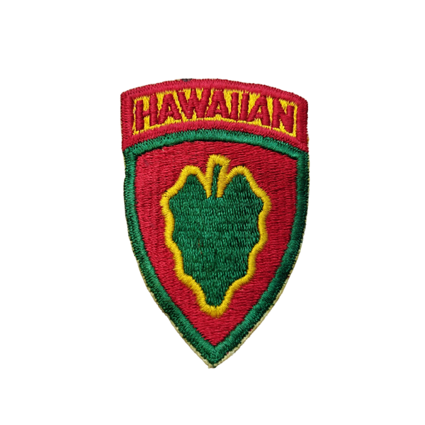 WWII US 24th Infantry Division Hawaiian Patch