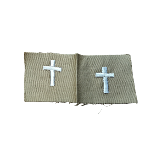 WWII US Chaplain Officers Patch Set