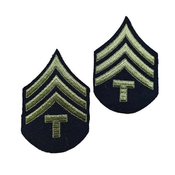 WWII US Technician 4th Grade Rank Stripes 1