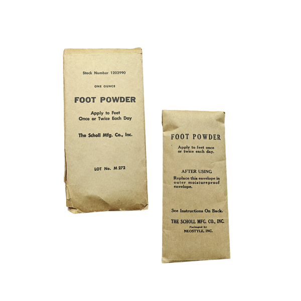 WWII US Foot Powder Packet