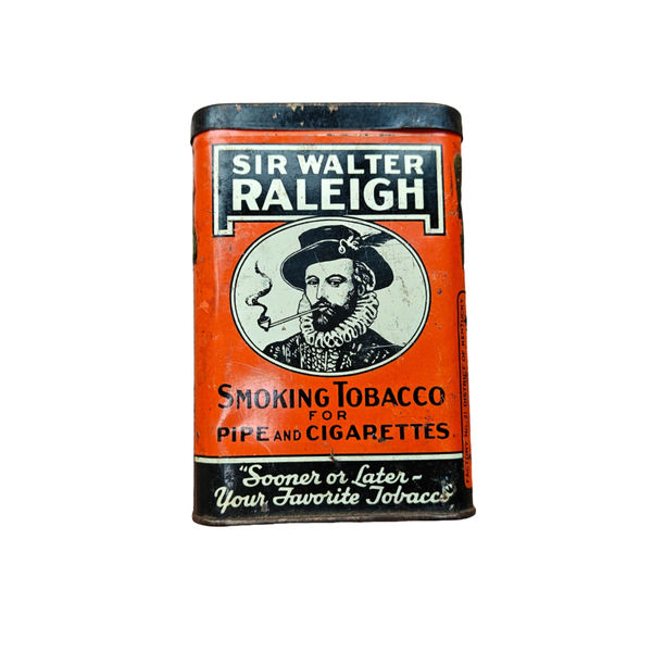 WWII US Tobacco Tin Raleigh