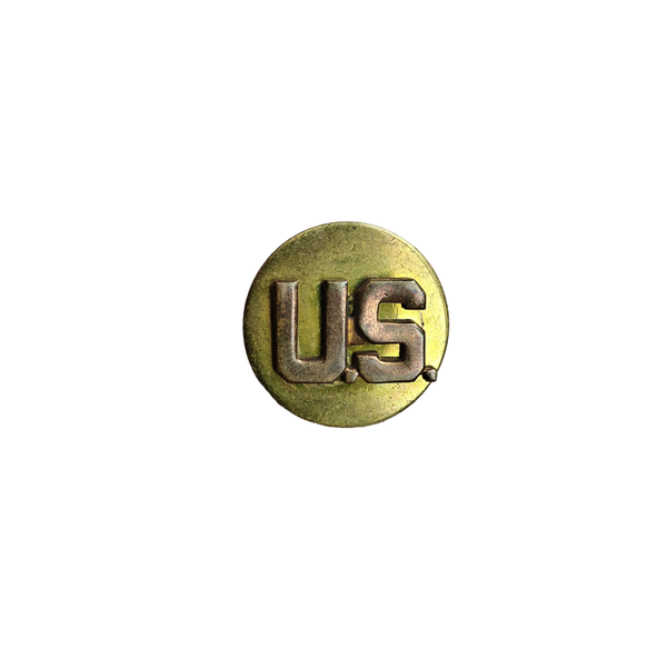 WWII US Collar Disc U.S. Screwback